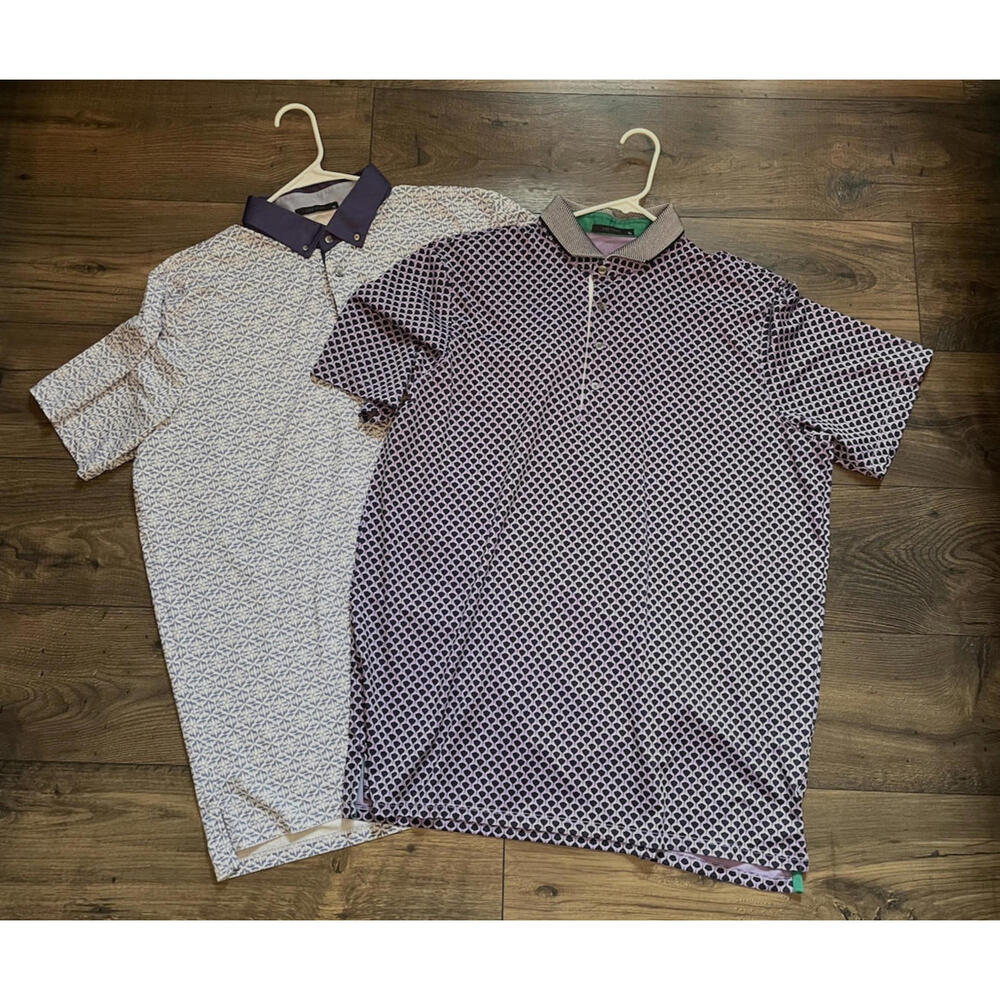 Lot of Two Greyson Golf Polo Shirts XL